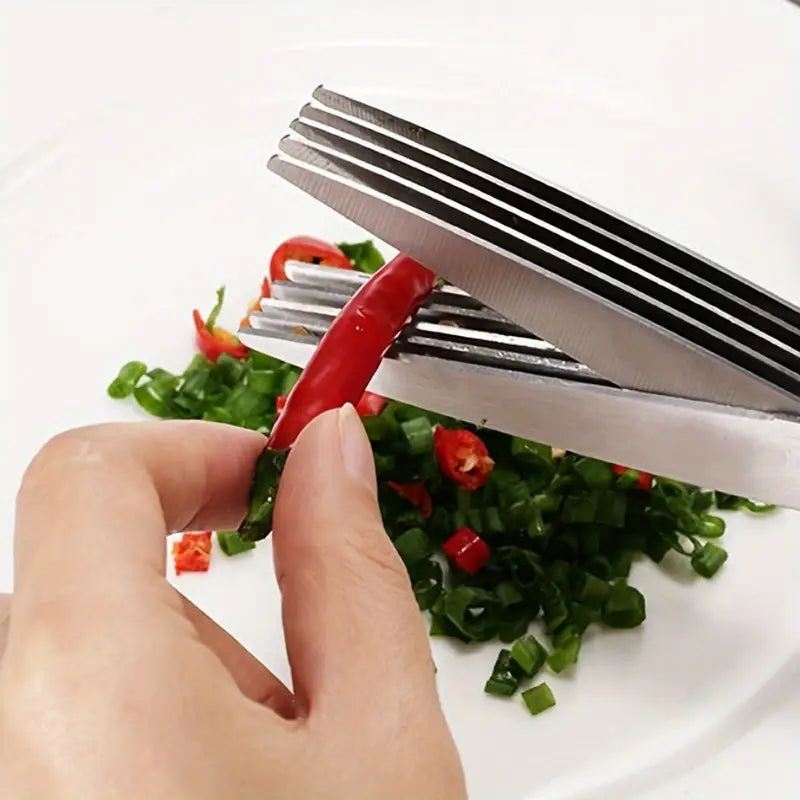 Five-Blade Scissors